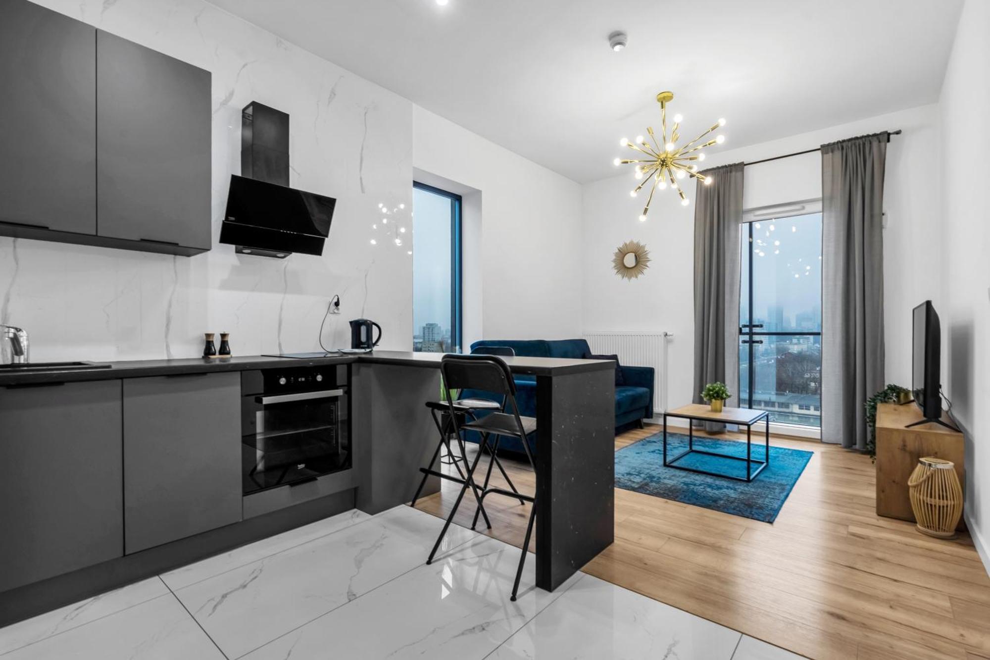Warsaw Business Apartments - Air Conditioning, 10Th Floor, City View, Balcony - By Rentujemy エクステリア 写真